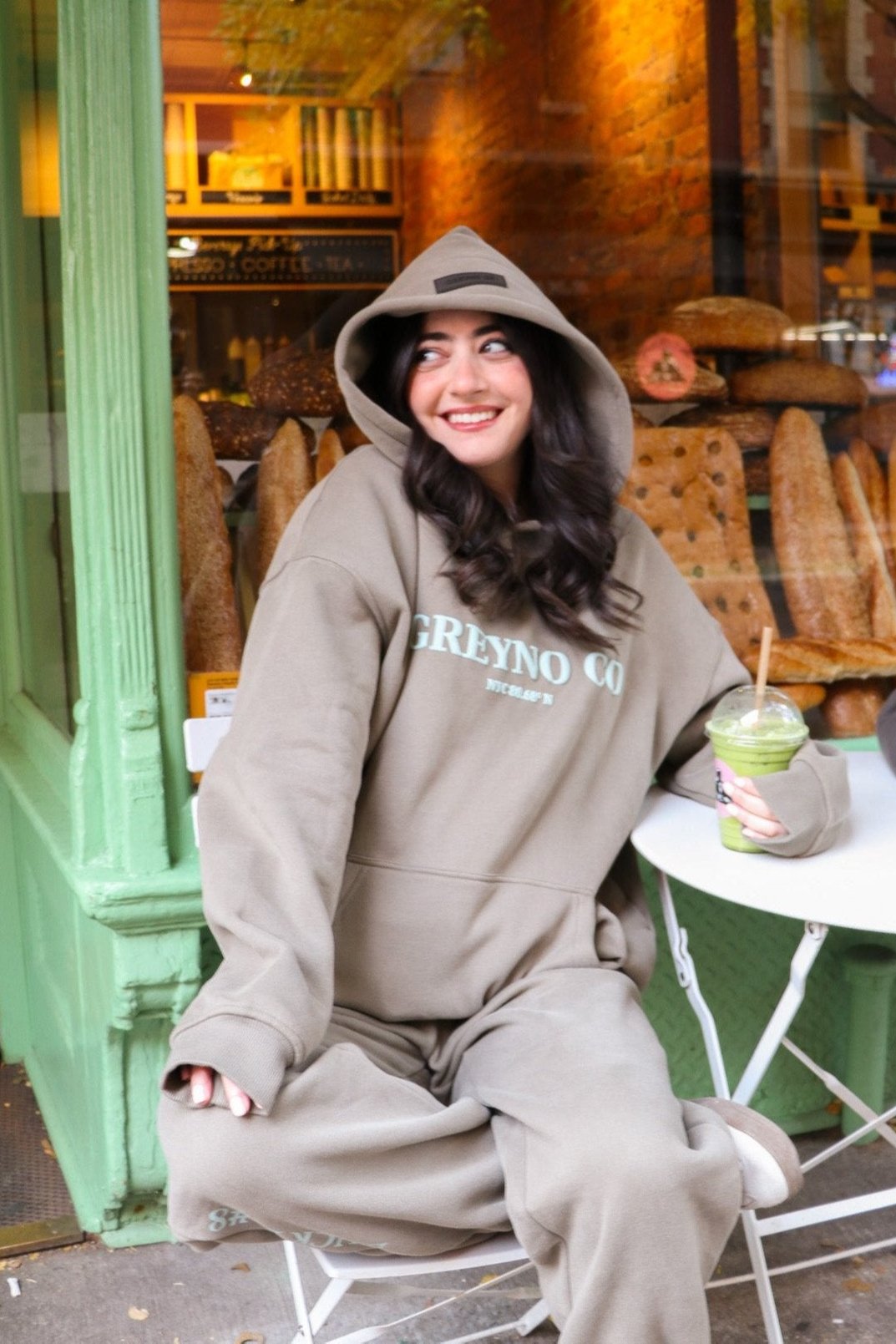 lucky 8 hoodie - Stone Green – GREYNO CO APPAREL