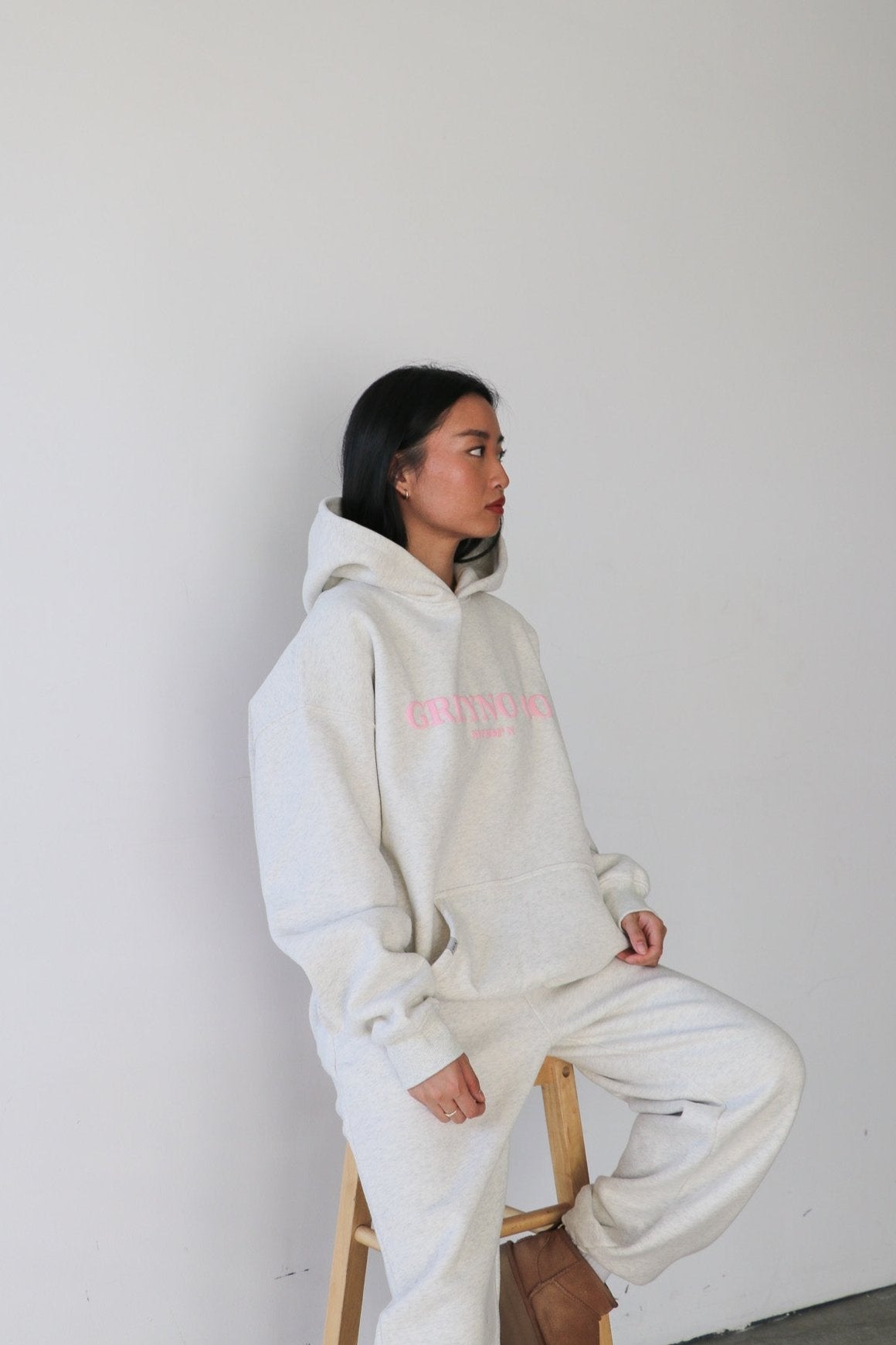 Lucky 8 Hoodie - Strawberry Milk – GREYNO CO APPAREL