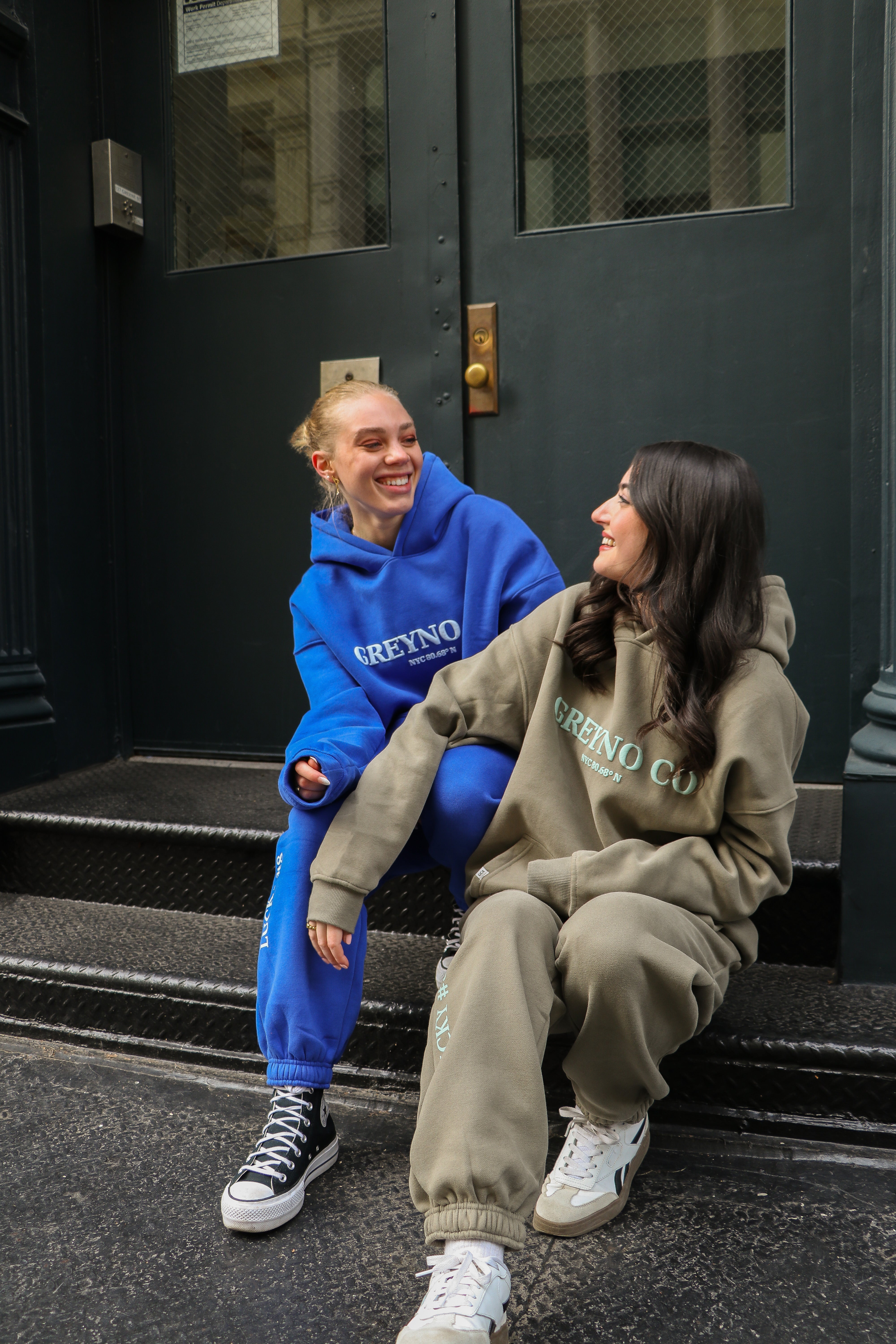 lucky 8 hoodie - Sapphire – GREYNO CO APPAREL