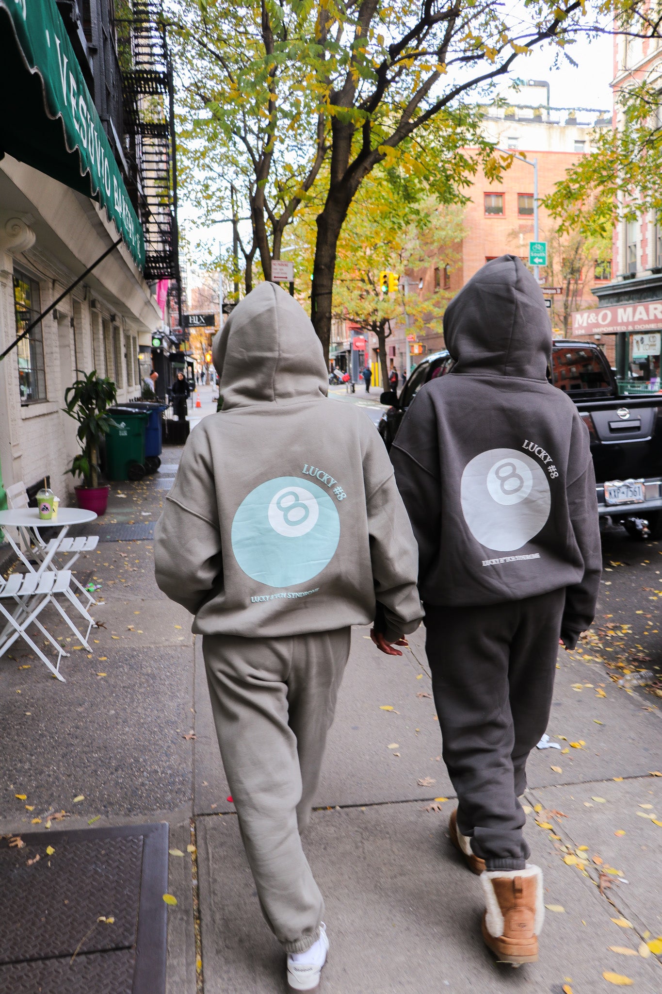 lucky 8 hoodie - Stone Green – GREYNO CO APPAREL