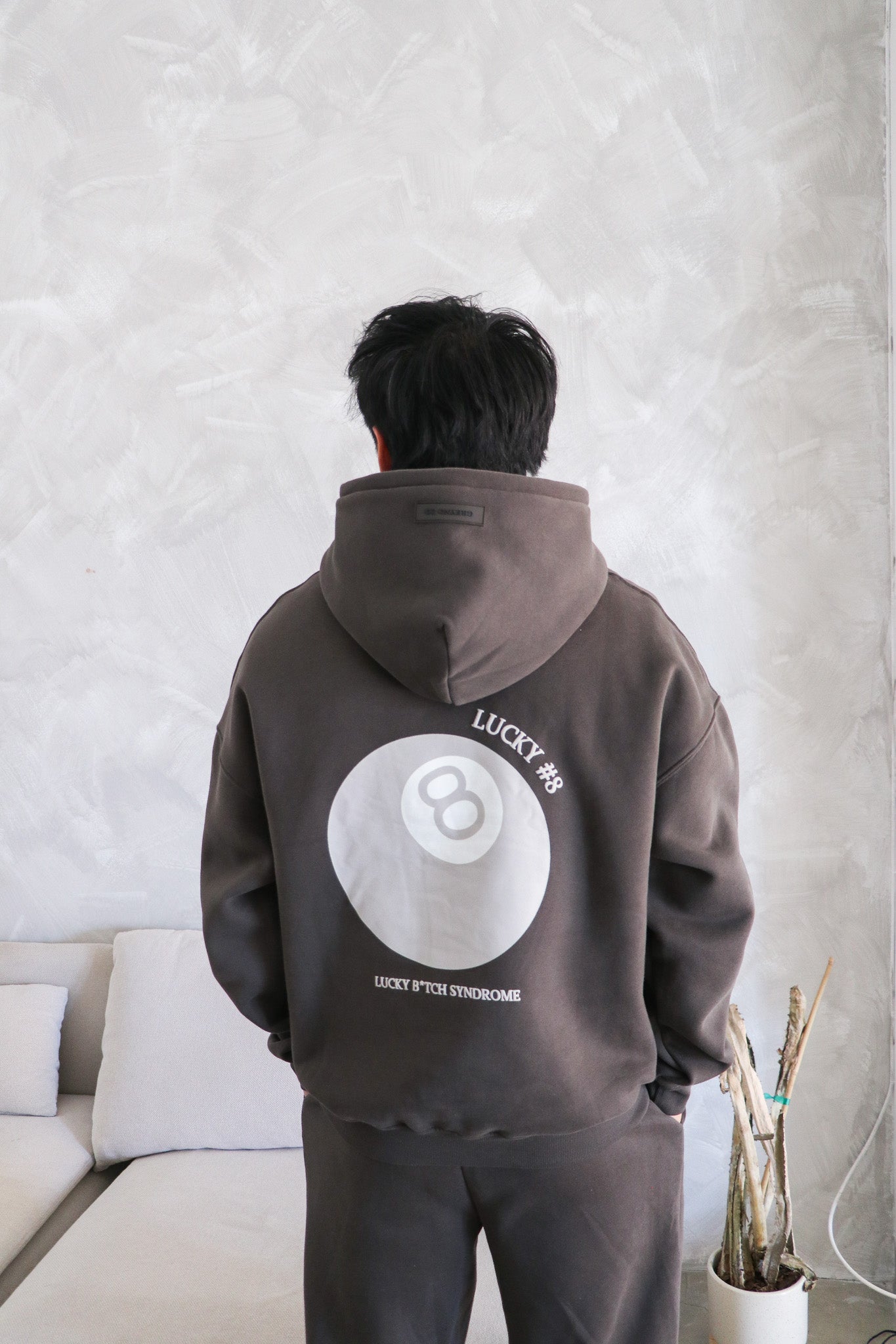 【oan】(Unisex) Lucky Pigment Hoodie The Lucky Few Down Syndrome Unisex pigment-dyed hoodie