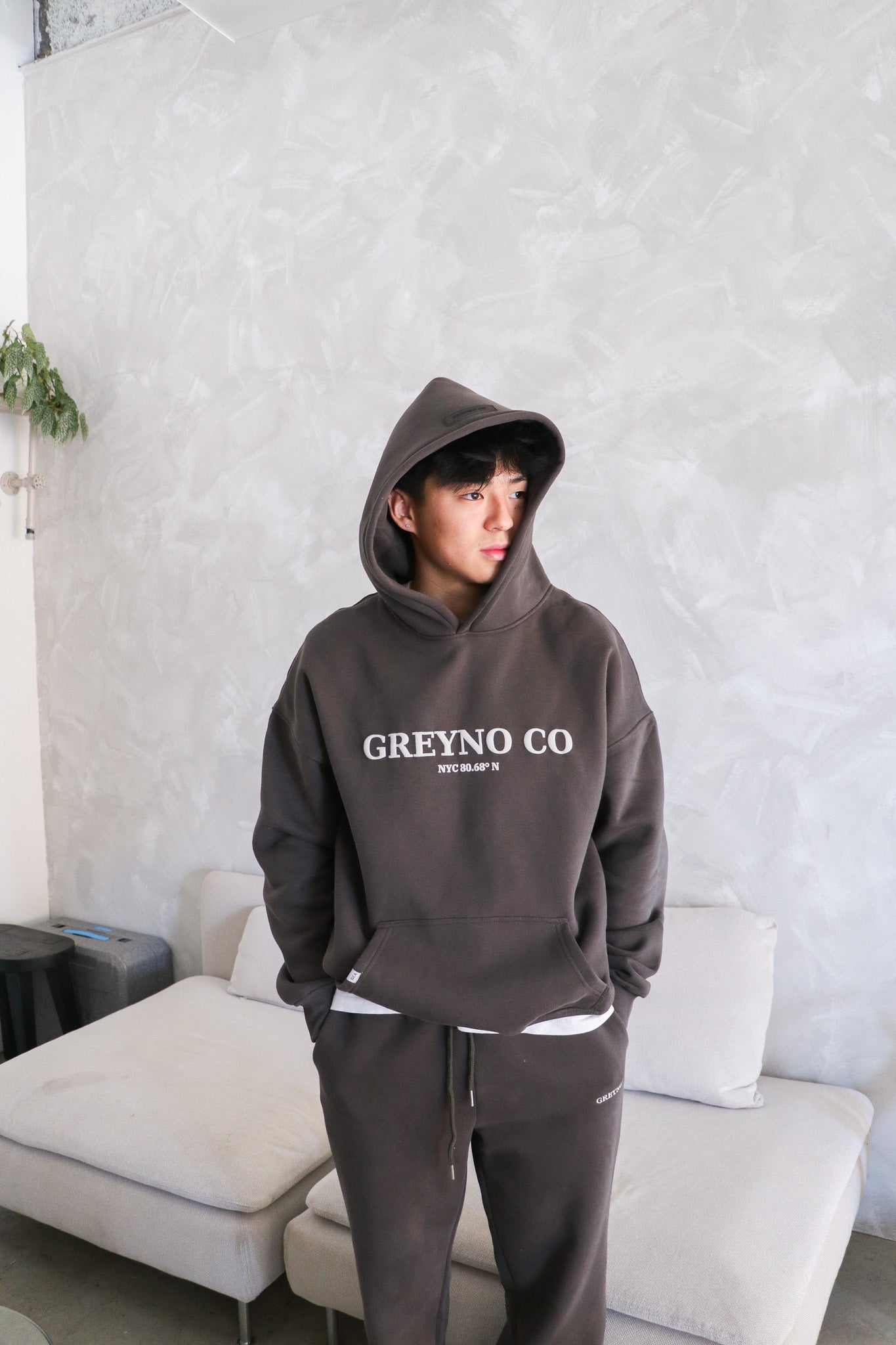 tightboothGREENERY STATUE HOODE 新品Lサイズ lucky 8 hoodie - Graphite – GREYNO CO APPAREL