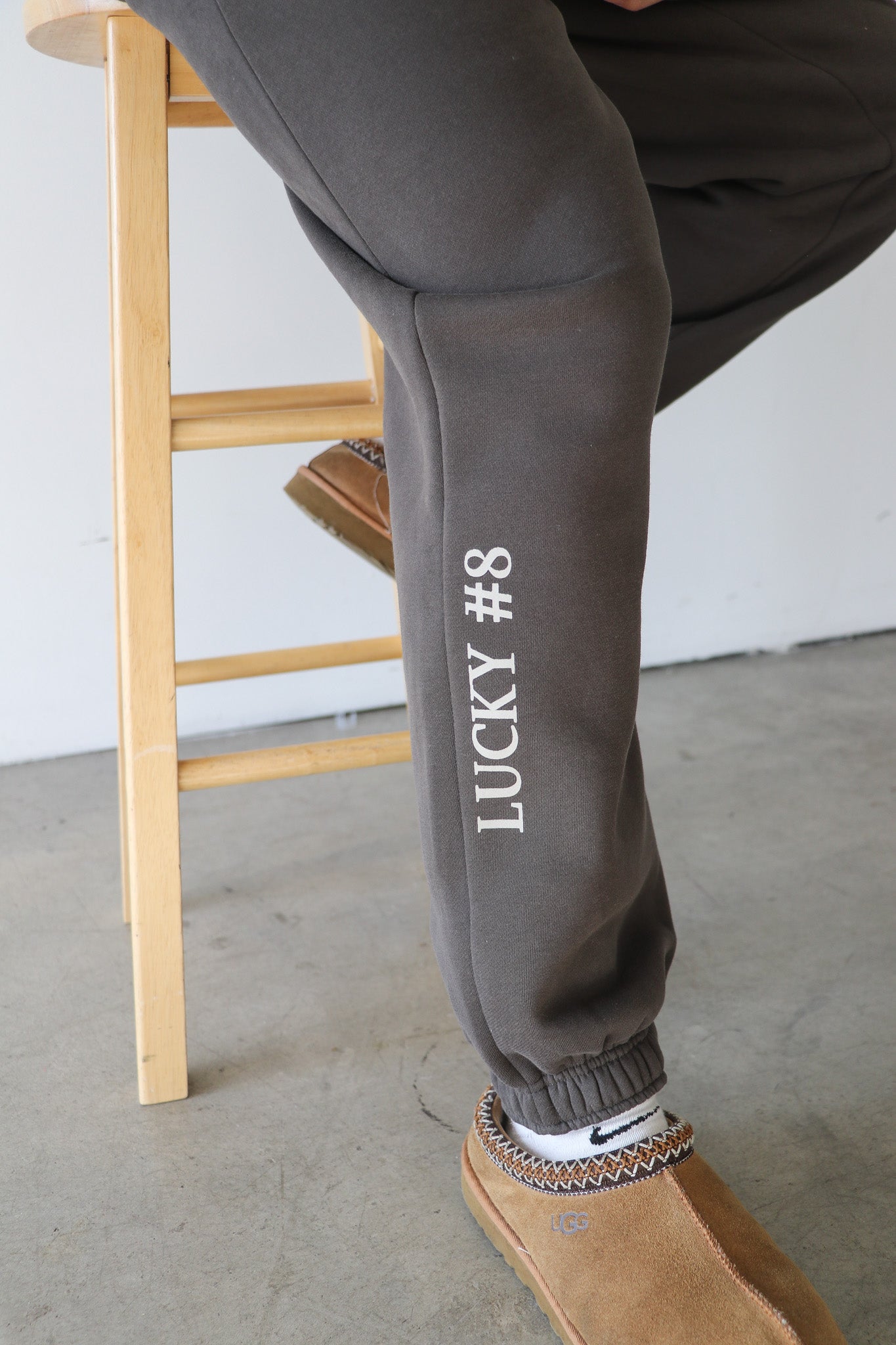 Lucky 8 Sweatpants - Graphite – GREYNO CO APPAREL