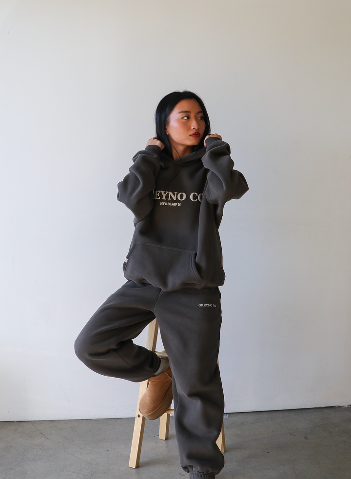 lucky 8 hoodie - Graphite